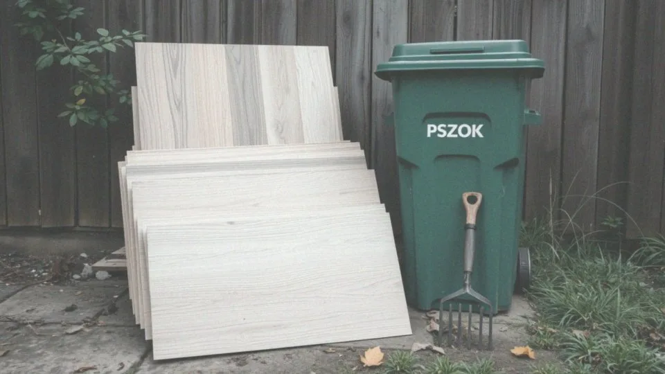 Jakie są opcje utylizacji paneli podłogowych?