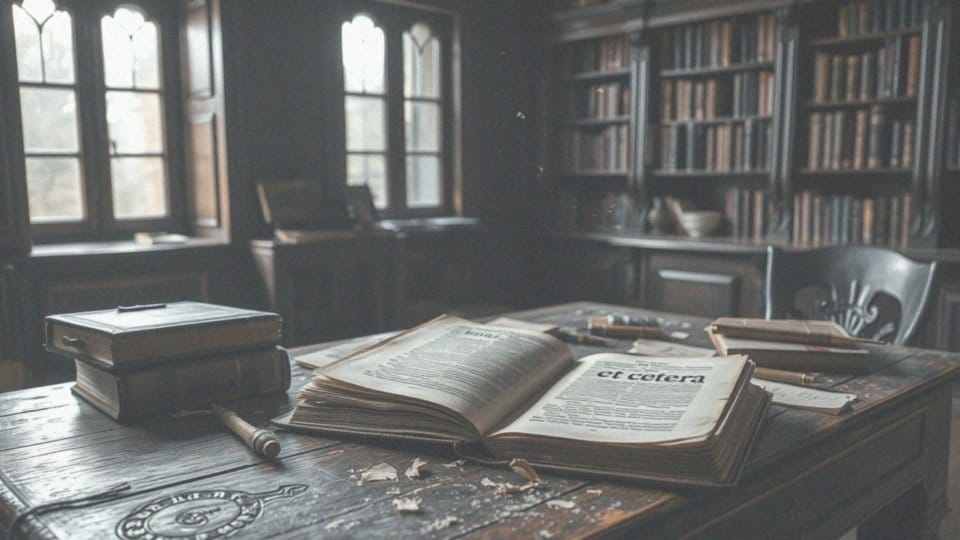 Jakie jest pochodzenie terminu et cetera?