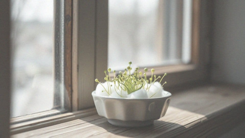 Ile czasu potrzebuje rzeżucha na wacie, aby wyrosnąć?