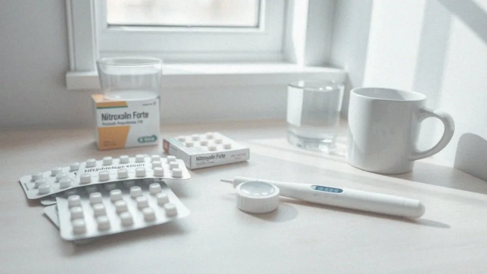 Jakie działanie mają działania niepożądane Nitroxolin Forte i furaginy?