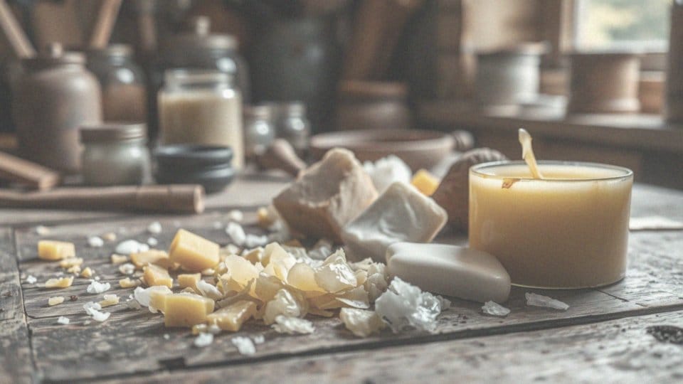 Jakie rodzaje wosku mogą zostawić tłuste plamy?