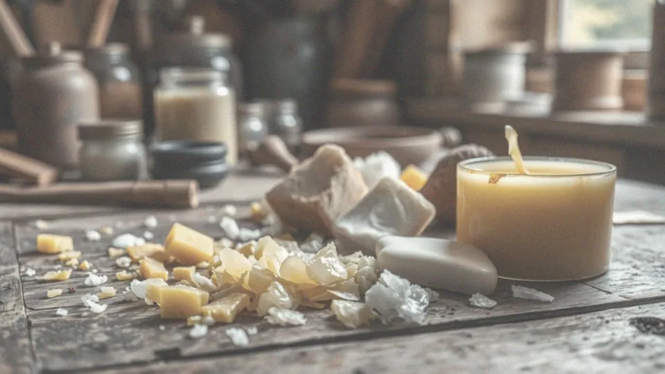 Jakie rodzaje wosku mogą zostawić tłuste plamy?