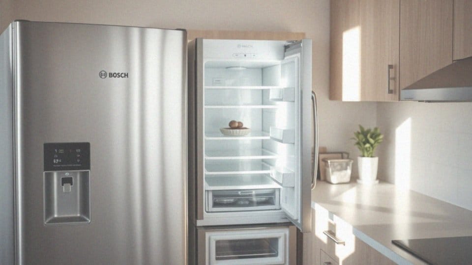 Jakie są wskaźniki alarmu w lodówce Bosch?