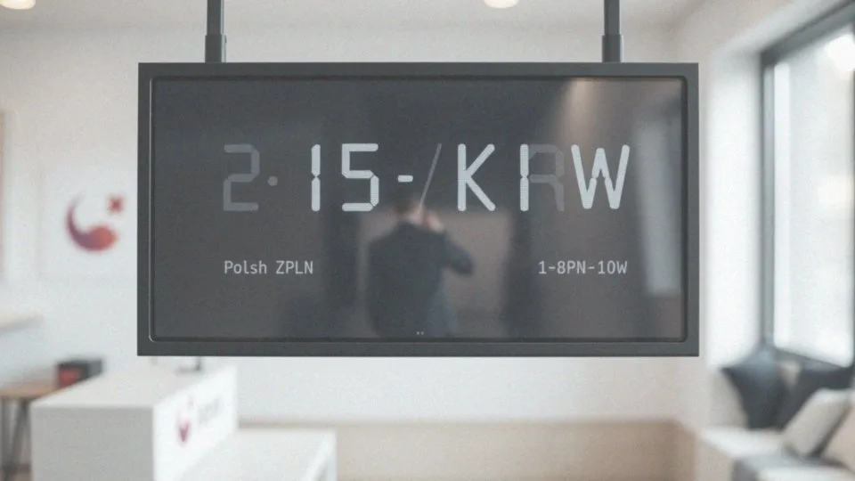 Co oznacza przelicznik 10 PLN na KRW?