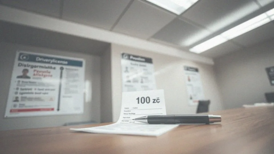 Opłata za wydanie prawa jazdy – ile wynosi i co obejmuje?